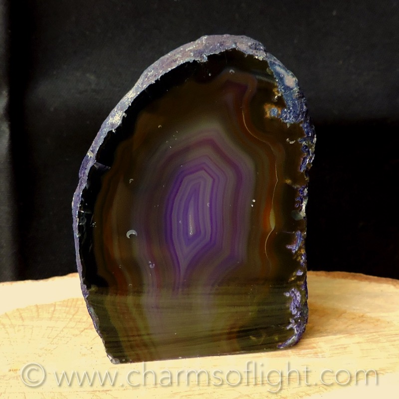 Agate Nodule - Purple
